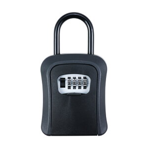 セキュリティキーボックス ダイヤルロック式 鍵 保管 暗証番号 4桁 ダイヤル式 鍵収納 壁掛け 鍵管理 南京錠 防犯グッズ