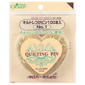 キルトしつけピン100本入 No.1 57405 クロバー 手芸 裁縫 ソーイング用品 洋裁 ハンドクラフト