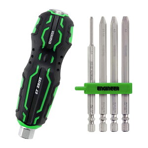 ネジザウルスGTドライヴネジモグラセット DZ-74 ネジ用ビット ドライバー ネジ外し 工具 ネジ回し 修理 エンジニア ENGINEER