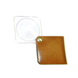 虫眼鏡 携帯用 本革製ルーぺ クラシック 角50mm ポケットルーペ 3.5倍 エッシェンバッハ エッシェンバッハ