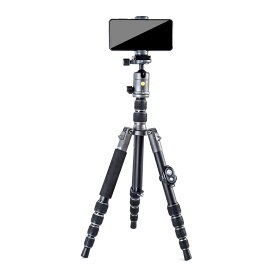 スマホ 三脚 コンパクト ビデオカメラ VEO 3GO 235AB 一眼レフ用 ミラーレスカメラ アルミ 5段 軽量 iPhone スマホスタンド 運動会 スマートフォン