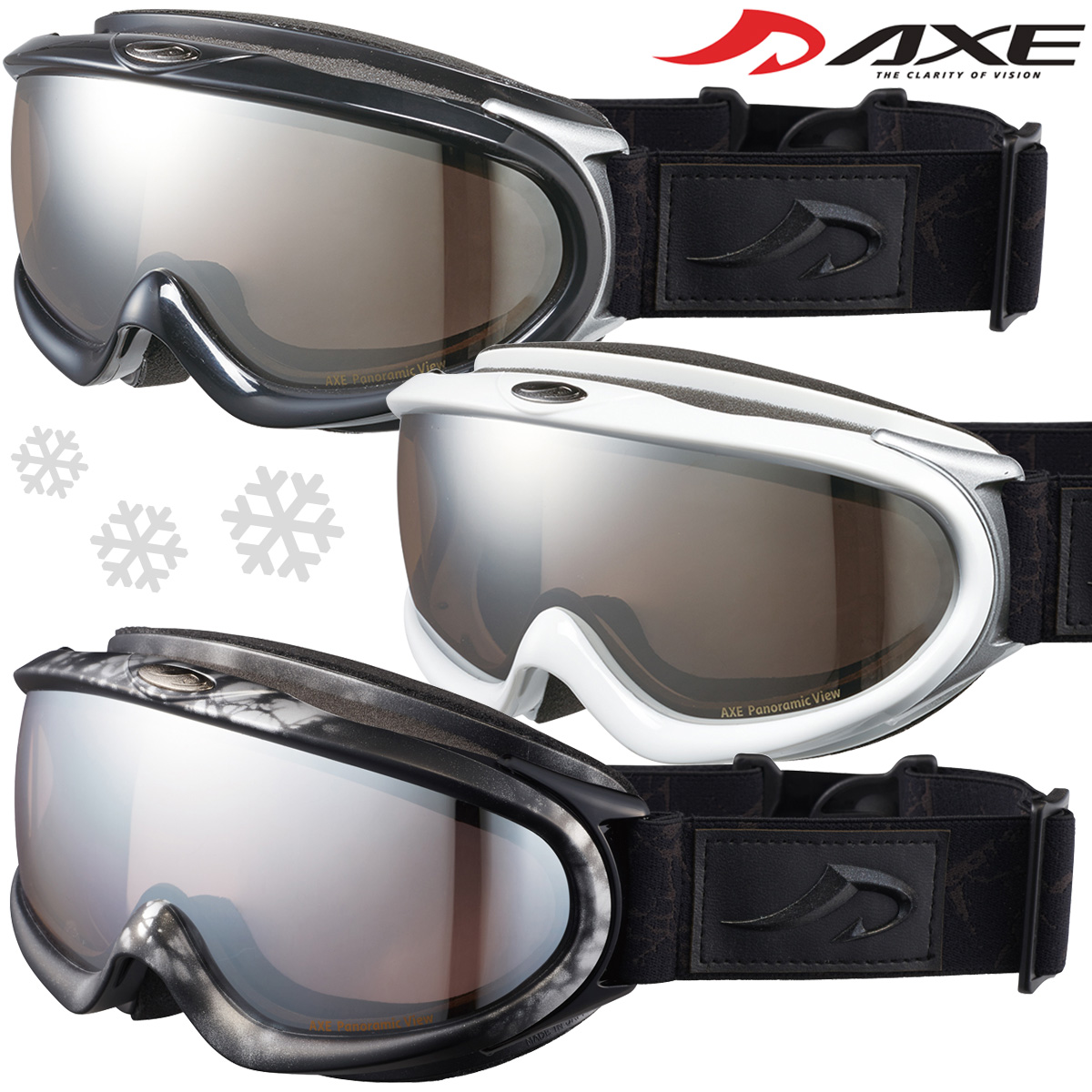 ダブルレンズ 眼鏡対応 スキー スノーボード スノーゴーグル ゴーグル メガネ対応 ヘルメット対応 アックス AXE AX888-WMD 人気 曇り止め機能付き 2021-22モデル 誕生日/お祝い 大型メガネ対応 メンズ