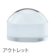 ペーパーウェイトルーペ 小 文鎮 6倍 40mm ルーペ 拡大鏡 虫眼鏡 携帯 池田レンズ アウトレット