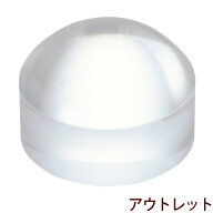 ペーパーウェイトルーペ 文鎮 1886-B 3.5倍 65mm ルーペ 拡大鏡 虫眼鏡 アウトレット 池田レンズ