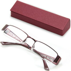 老眼鏡 シニアグラス SG-04RDr7507 レッド 眼鏡ケース付き リーディンググラス 男性 女性 おしゃれ 母の日