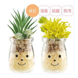 観葉植物 人工 フェイクグリーン ミニ おしゃれ 消臭アーティフィシャルグリーン(S) ファミーユ トニー インテリア 雑貨 置物 鉢植 かわいい リアル