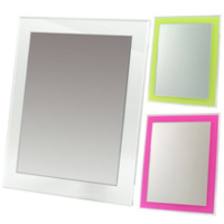 楽天市場 クリアフレーム スタンドミラー Dc 1 鏡 ミラー メイクアップ メイク スタンドミラー ハンドミラー 卓上ミラー ルーペスタジオ