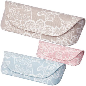 メガネケース 眼鏡ケース おしゃれ 可愛い おすすめ 女性 プレゼント HFU-108花レース