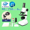 顕微鏡 小学生 子供用 40倍～750倍 スマホ撮影セット 日本製 夏休み 自由研究 キット 子供 スマホ 中学生 顕微鏡セッ…