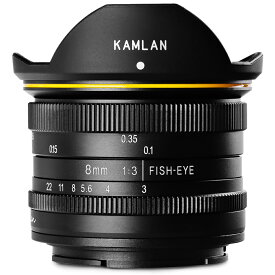 カメラレンズ 8mm F3.0 KAMLAN カムラン レンズ 超広角単焦点レンズ 超広角レンズ 魚眼レンズ 超広角デジカメ ミラーレス フィッシュアイレンズ キャノン Canon ソニー