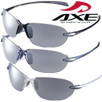 スポーツサングラス AS-205 UV400カット AXE(アックス) リムレス ランニング サイクリング フィッシング トレッキング ドライブ |  ルーペスタジオ