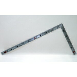 曲尺 角厚 シルバー 1尺/30cm併用目盛 10028 かねじゃく さしがね 定規 ステンレス シンワ測定