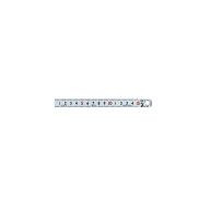 ピックアップスケールシルバー15cm cm表示上下1mmピッチ赤数字入JIS 13131 測定 工具 直尺 定規 DIY さし…