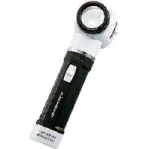 虫眼鏡 ルーペ E-3 ライト付 28mm 10倍 75708 虫めがね 実験 検査 シンワ測定