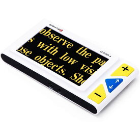 ルーペ 虫眼鏡 電子ルーペ クローバー4 携帯 拡大読書器 デジタル CLOVER4 拡大鏡 読書用 携帯型拡大読書器 プレゼント おすすめ