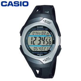 カシオ 腕時計 ブラック スポーツウォッチ CASIO ランニングウォッチ ランナーズウォッチ マラソン 水泳 ストップウオッチ ジョギング STR-300CJ-1JH 敬老の日 プレゼント ギフト