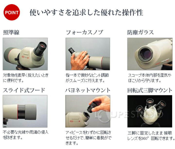 楽天市場】フィールドスコープ TSN-664M 直視型 KOWA コーワ 