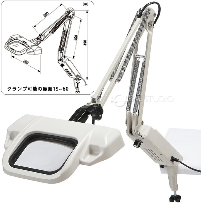 楽天市場】LED照明拡大鏡 O-Light オーライト3 L 2倍 ARコート付き 