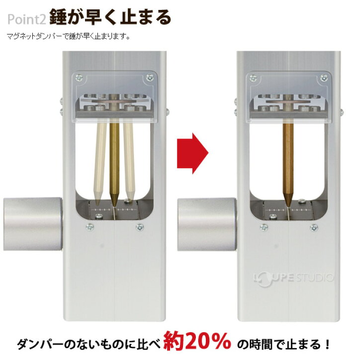 楽天市場】風防下げ振り ピタット 2 磁気制動式 77524 シンワ測定 防風 