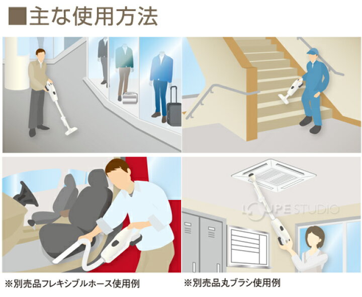 楽天市場】スイデン SBC-180LC 充電式スティッククリーナー 18V 掃除機 