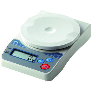 A&D �f�W�^���͂���1g/2000g [HL2000I] �̔��P�ʁF1 ��������