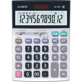 カシオ 本格実務電卓 [DS-20DC-N] DS20DCN 販売単位：1 送料無料