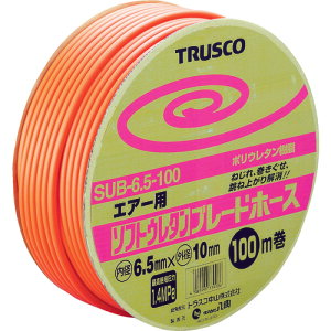 TRUSCO gXRR \tgE^u[hz[X 6.5X10mm 100m h [SUB-6.5-100] ̔PʁF1 