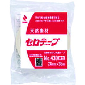 ニチバン セロテ-プ着色白4305T-24 24mmX35m バイオマスマーク認定製品 [4305T-24] 5巻セット