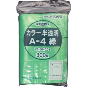 �Z�C�j�` �`���b�N�t�|���� ���j�p�b�N A-4 �������� �c70×��50×����0.04mm 300���� [A-4-CG] �̔��P�ʁF1