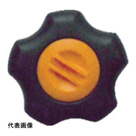三星 フィットノブ M10 本体/黒 キャップ/橙 (5個入り) [FIT-K-M10-O-5P] 販売単位：1
