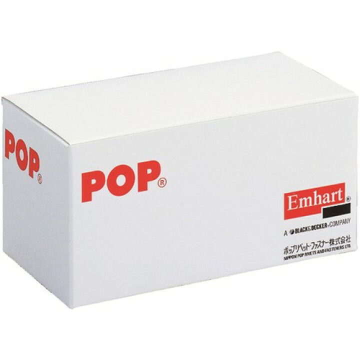 オープンリベット(アルミ鉄)φ4.8、TAPD64BS (1000本入) ポップリベット ファスナー 2170922