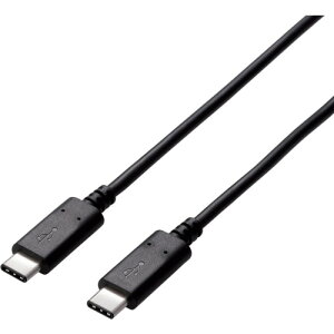 ELECOM USB2.0�P�[�u�� C-C�^�C�v �F�ؕi 2.0m �u���b�N [U2C-CC5P20NBK] �̔��P�ʁF1 ��������