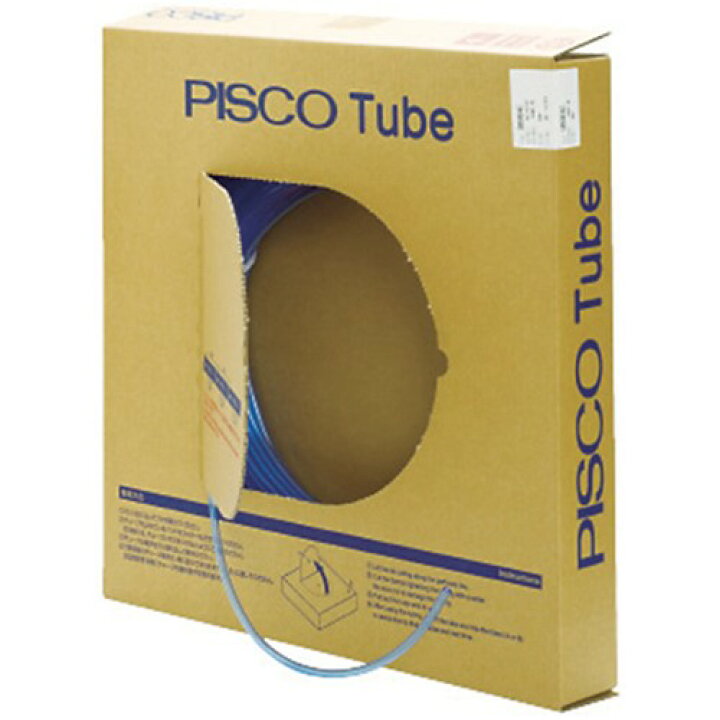 楽天市場】PISCO ウレタンチューブ 透明青 12X8.0 20M [UB1280 