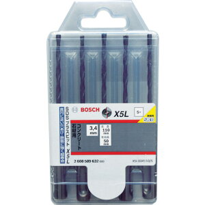 �{�b�V�� �R���N���[�g�h���� SDS�v���X X5L 4.3×110mm 5�{���� �H�� ������ ��� �h���� [X5L043110/5] X5L0431105 �̔��P�ʁF1 ��������