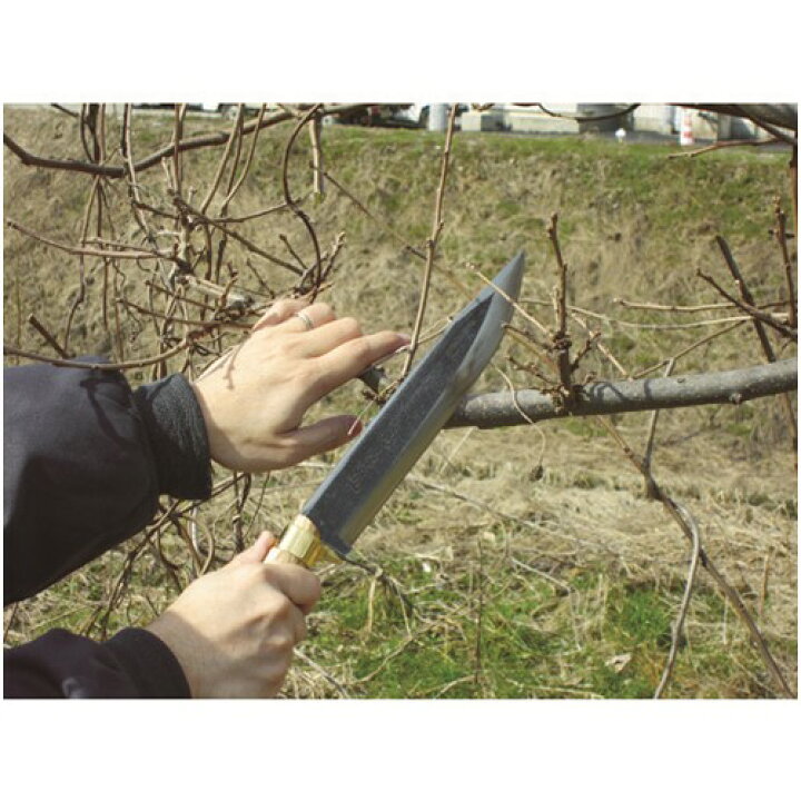 楽天市場】鉈 なた 鋼典 安来鋼付 山鉈 片刃ツバ付 完全包装 [C-30 