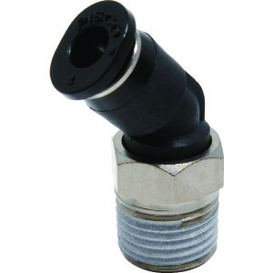 PISCO �`���[�u�t�B�b�e�B���O�~�j 45°�G���{ ��4 �ڑ����aR1/8 [PLH4-01M] �̔��P�ʁF1