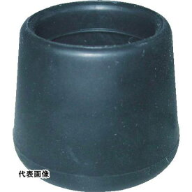 家具用クッション TRUSCO トラスコ中山 イス脚キャップ 15.8mm 黒 4個組 [TRRCC158-BK] 販売単位：1