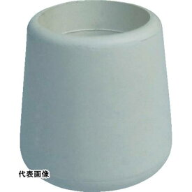 家具用クッション TRUSCO トラスコ中山 イス脚キャップ 25.4mm 白 4個組 [TRRCC254-WH] 販売単位：1