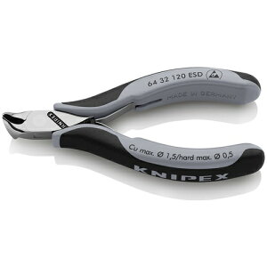 �j�b�p �d�H�p KNIPEX �G���N�g���j�N�X�G���h�J�b�e�B���O�j�b�p�[ �I�u���P(15°�X��) ESD�n���h��(�Ód�C�h�~) [6432-120ESD] �̔��P�ʁF1 ��������
