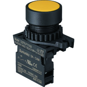 TRUSCO �g���X�R���R �����{�^���X�C�b�` ��25 1a �� [25P-1AM-Y] 25P1AMY �̔��P�ʁF1