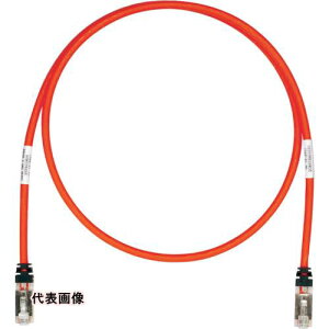 PANDUIT CAT6A/CAT6 �V�[���h�p�b�`�R�[�h 2m �� STP6X2MRD [STP6X2MRD] �̔��P�ʁF1