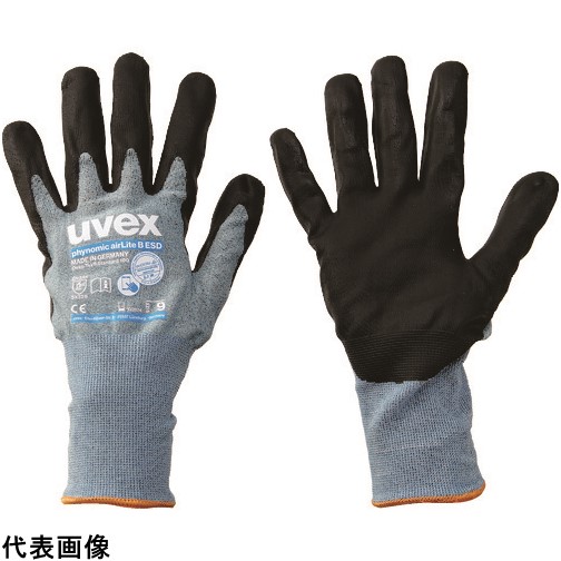 耐切創手袋(特殊繊維) UVEX 耐切創手袋 フィノミック エアライト B ESD S [6007867] 6007867 販売単位：1 |  ルーペスタジオ