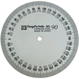 SK プロトラクター No.193 90mm 正円タイプ ステンレス仕上 [PRT193-90] 販売単位：1