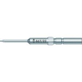 小型精密用ドライバービット Wera 867/22 トルクスビット T5 [135420] 販売単位：1