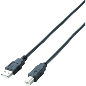ELECOM EURoHS�w�ߏ��� �G�RUSB2.0�P�[�u�� 3m �u���b�N [U2C-JB30BK] �̔��P�ʁF1