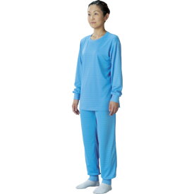 クリーンルーム用ウェア ISO Class 5 ADCLEAN インナーシャツ ブルー M [DM3002M] 販売単位：1 送料無料