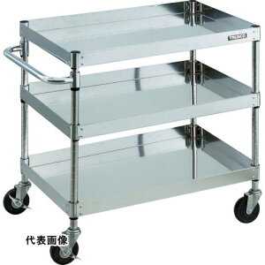 �X�e�����X�����S�� �{���g���X�^�C�v TRUSCO �g���X�R���R �X�e�����X���S�� �N���[���t�F�j�b�N�X���S�� SUS304 W600×D400×H740 3�i ���d���S���ԗ� [CPE3-763SD] �̔��P�ʁF1 ��������