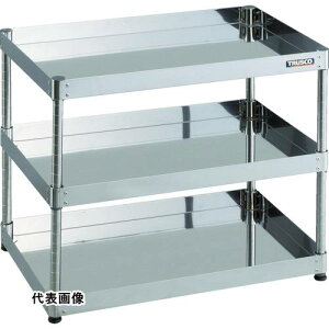 XeXS {gX^Cv TRUSCO gXRR XeXS N[tFjbNXS SUS430 bN^ W600×D400×H632 3i [CPE4-R763] ̔PʁF1 