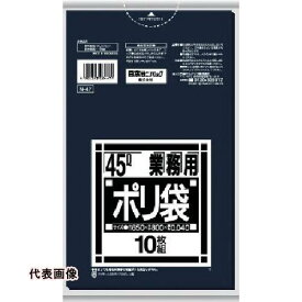 サニパック N-4745L厚口黒 10枚 [N-47-BK] 販売単位：1