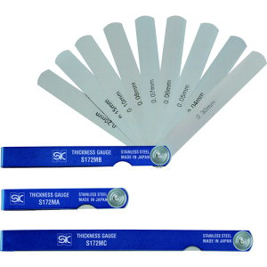 SK �X�L�}�Q�[�W �X�e�����X�V�N�l�X�Q�[�W 150mm 9�� ����0.04~0.30mm [S172MC] S172MC �̔��P�ʁF1